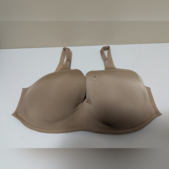 Soma Vanishing 360 Wireless Bra - Beige Warm amber 36 DD - Picture 3 of 10